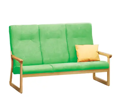 BE - 3 trojkřeslo, koženka HOLY Z 2 - koženka zelinkavá